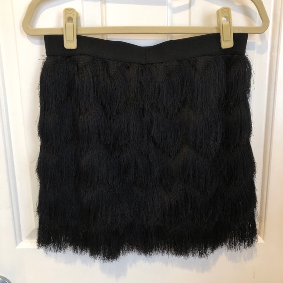 Leith fringed miniskirt - size large - Picture 5 of 5